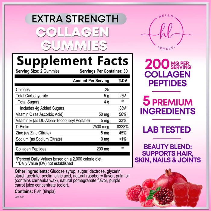 Collagen Gummies for Women – 60 Gummies