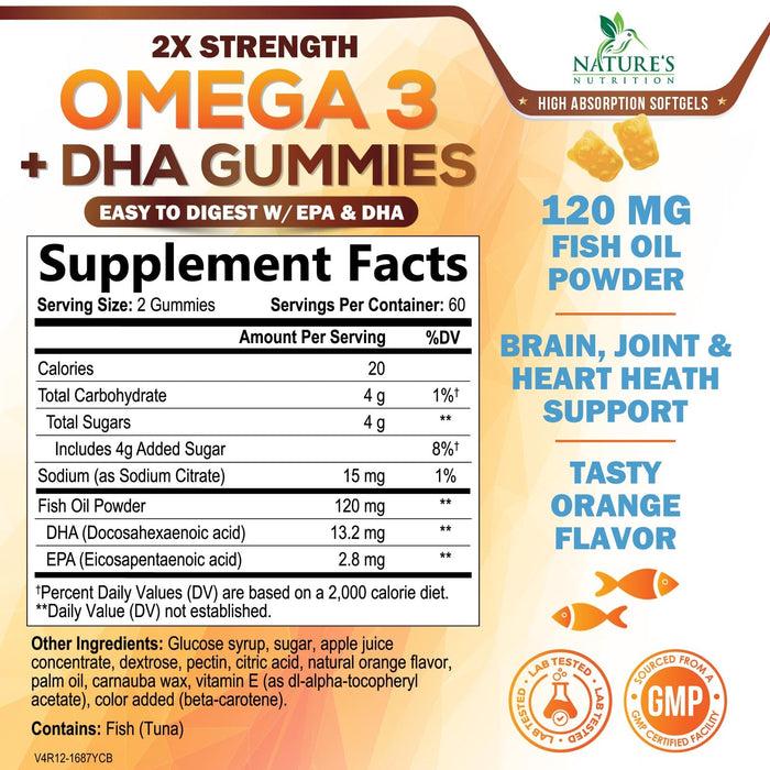 Omega-3 Fish Oil – 120 Gummies