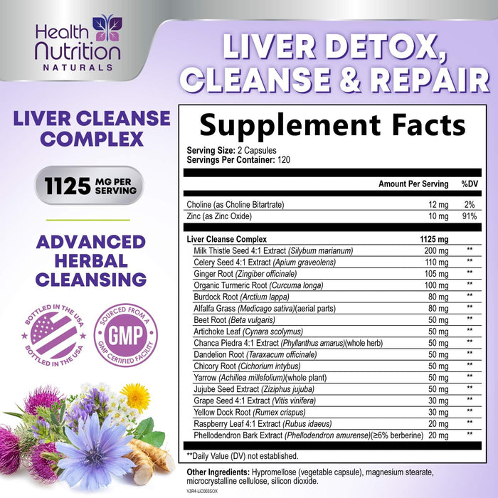 Liver Support Formula – 240 Capsules