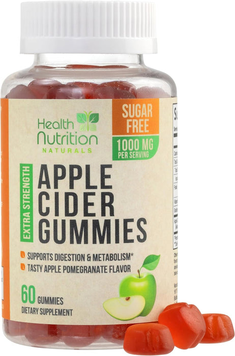 Vegan Apple Cider Vinegar Gummies | 120 Count | ACV Supplement, Advanced Weight Loss, Belly Fat Burn, Detox & Cleanse, Natural Apple Flavor, Non-GMO, Gluten Free Gummy for Adults