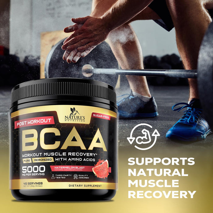 BCAA Powder 4g BCAA Amino Acids 2:1:1 – 45 Servings