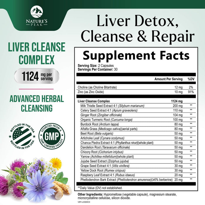 Liver Support Formula – 60 Capsules
