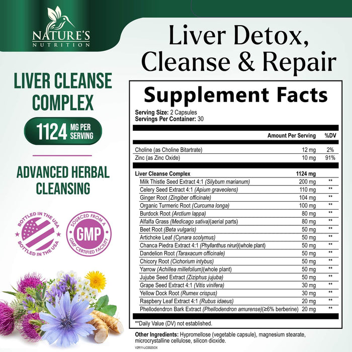 Liver Support Formula – 60 Capsules