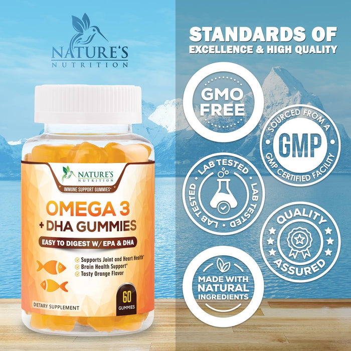 Omega-3 Fish Oil – 60 Gummies