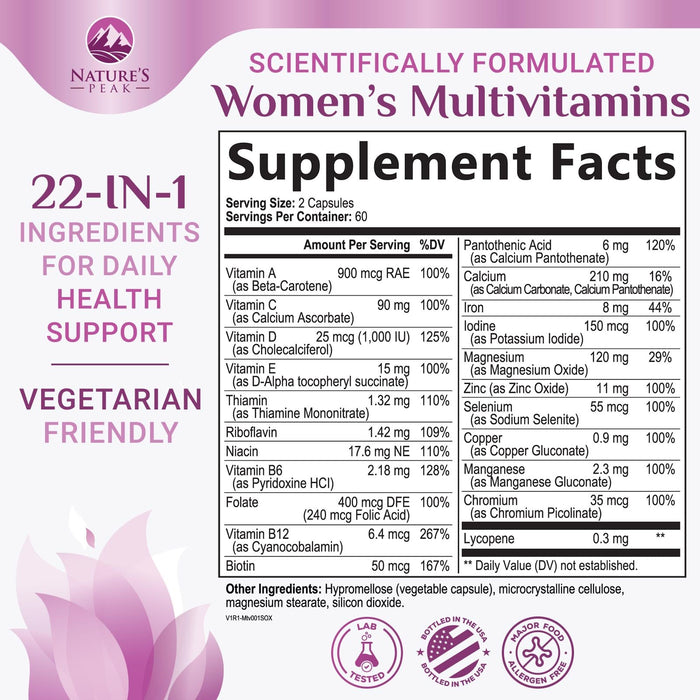 Women’s Daily Multivitamin – 120 Capsules