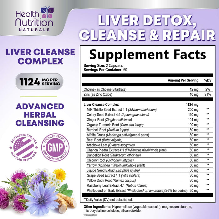 Liver Support Formula – 120 Capsules