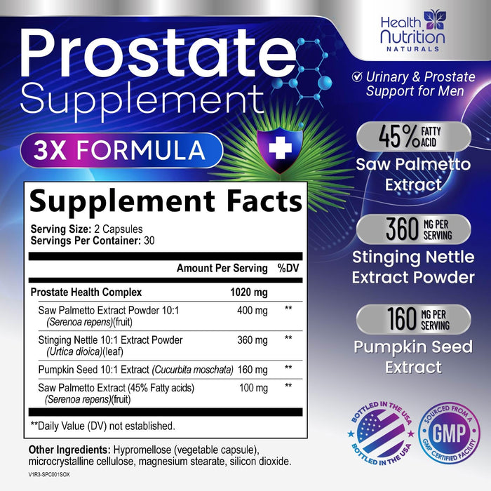 Men’s Prostate Support Formula – 60 Capsules