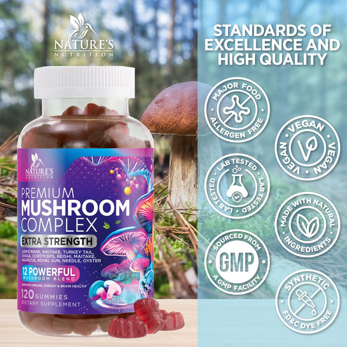 Mushroom Gummies – 120 Gummies