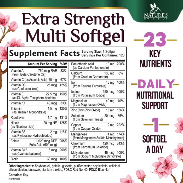 Women’s Daily Multivitamin – 120 Softgels