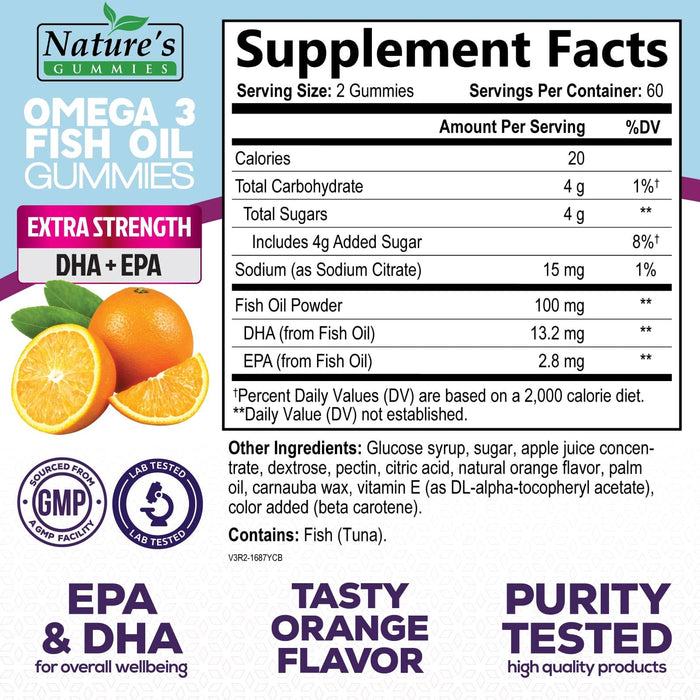 Omega-3 Fish Oil – 120 Gummies