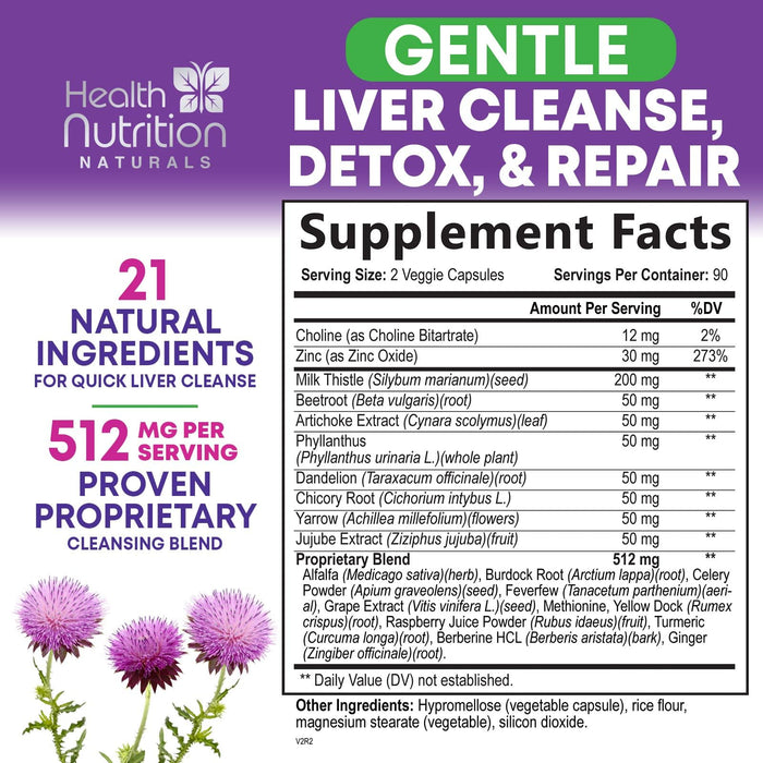 Liver Support Formula – 180 Capsules