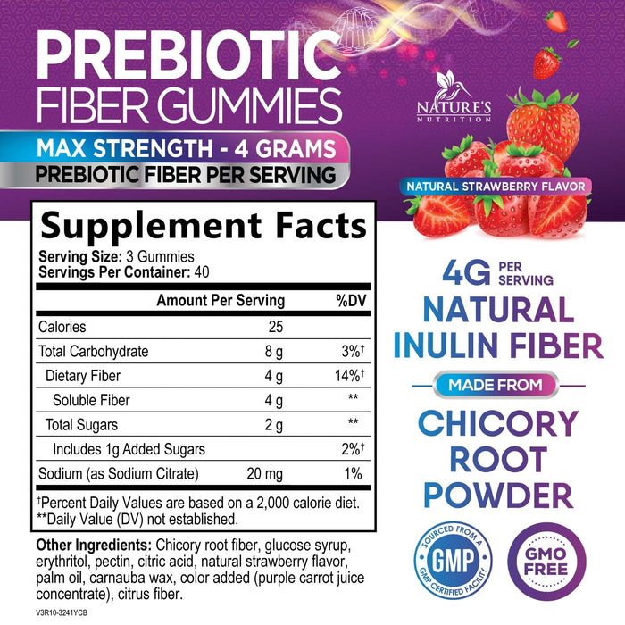 Fiber Gummies – 120 Gummies