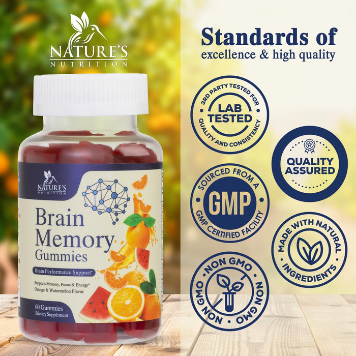 Brain Gummies – 60 Gummies