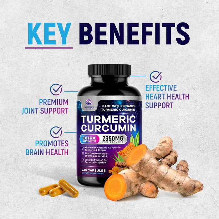 Turmeric Curcumin 2350mg – 240 Capsules