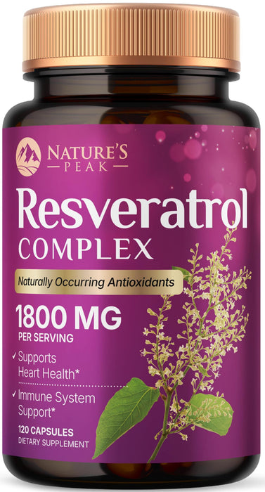 Resveratrol 1800mg – 120 Capsules
