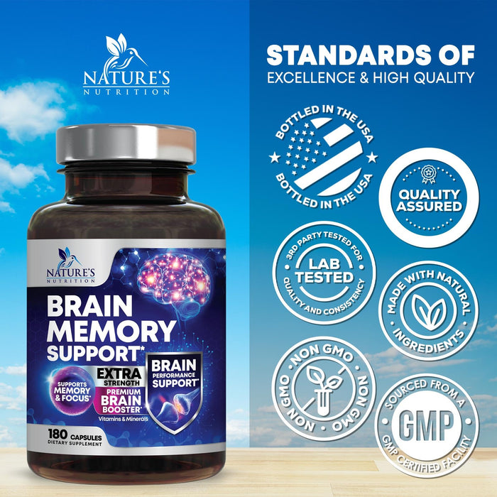 Brain Memory – 180 Capsules