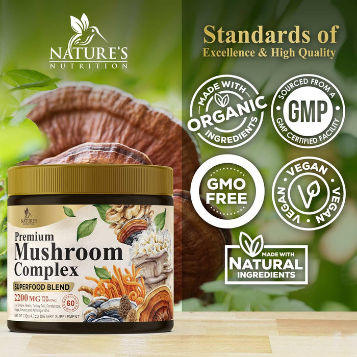 Mushroom Powder – 60 Servings