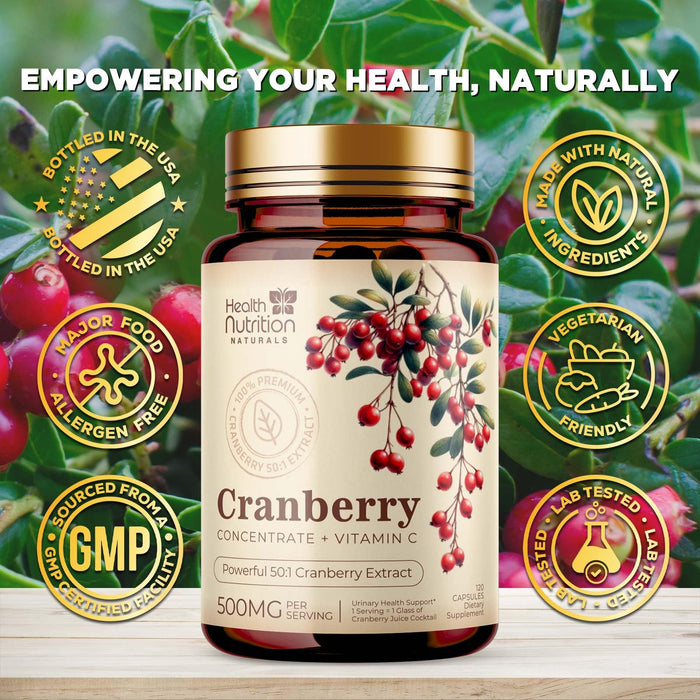 Cranberry 25,000mg – 120 Capsules