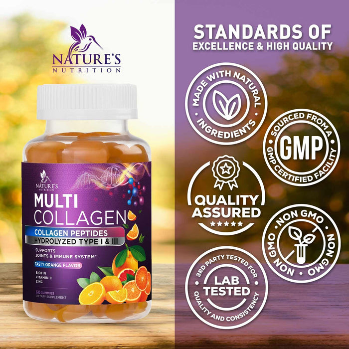 Collagen Gummies for Women with Vitamin C – 60 Gummies