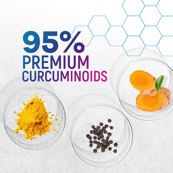Turmeric Curcumin with BioPerine 95% Curcuminoids 1500mg with Black Pepper for Absorption – 120 Capsules