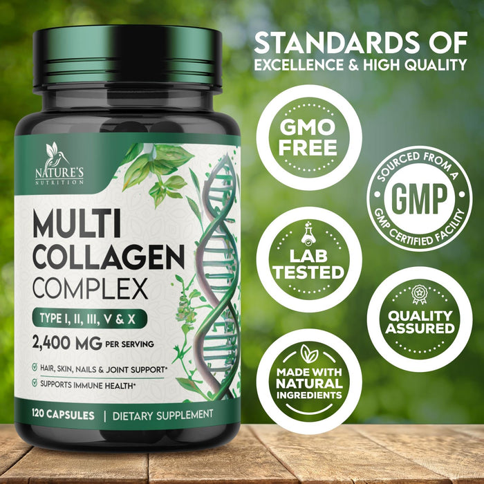 Multi Collagen Peptides 2400 mg – 120 Capsules