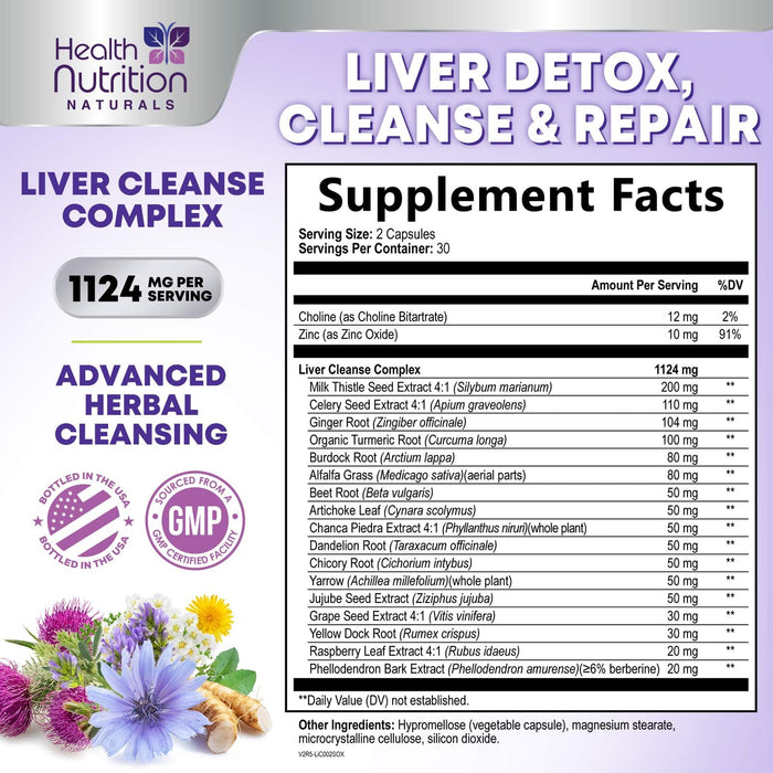 Liver Support Formula – 60 Capsules