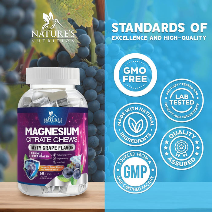 Magnesium Citrate Gummies 100mg – 60 Count
