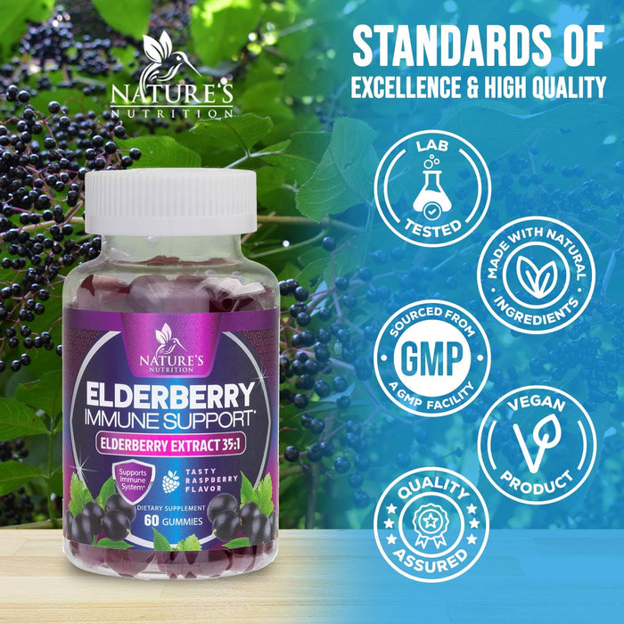 Elderberry – 4200mg – 60 Gummies
