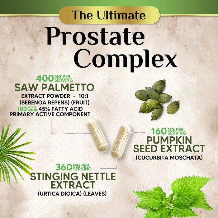 Saw Palmetto for Men Prostate – 120 Capsules