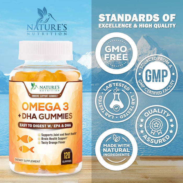 Omega-3 Fish Oil – 120 Gummies