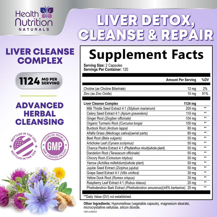 Liver Support Formula – 240 Capsules