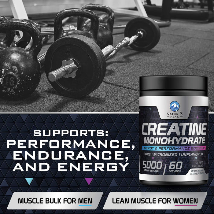Creatine Powder 5000mg (5g) – 60 Servings