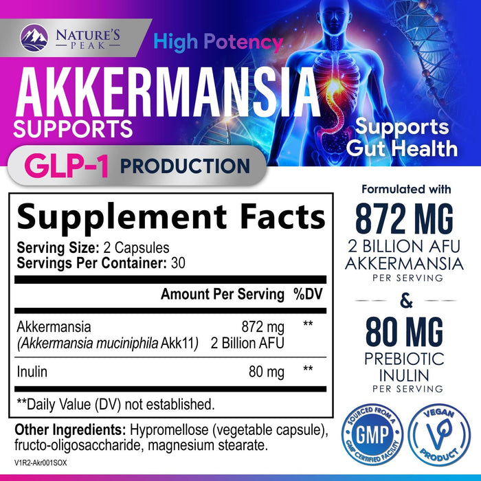 Akkermansia Probiotic – 60 Capsules
