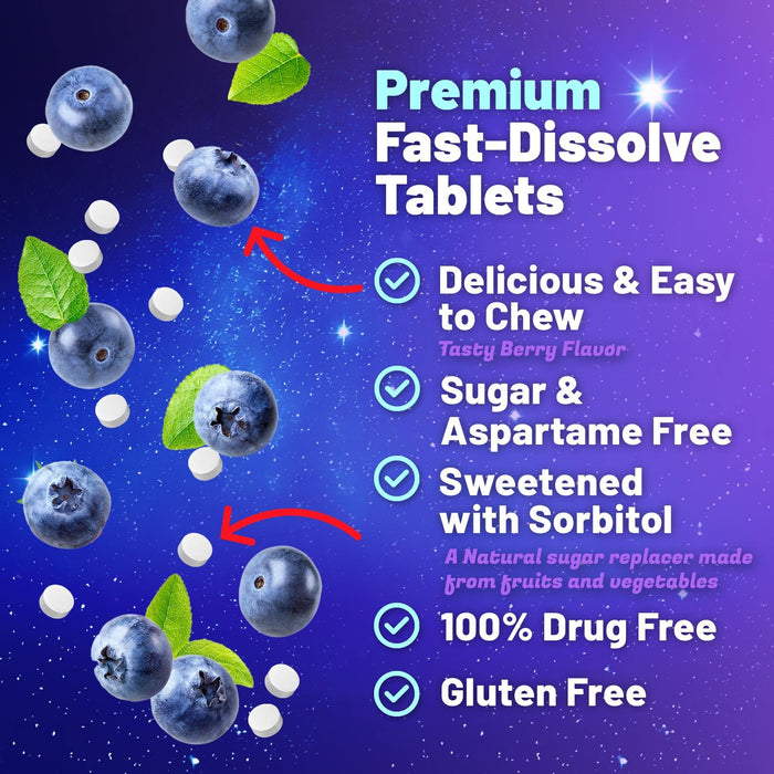 Fast Dissolve Melatonin 10mg – 120 Chewable Tablets