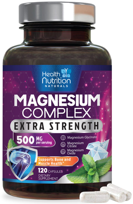 Magnesium Powder Supplement - Magnesium Citrate Powder Drink Mix Unflavored Made with Aquamin Magnesium - Bone, Heart & Muscle Support, Sugar Free, Gluten Free, Vegan, & Non-GMO - 60 Servings