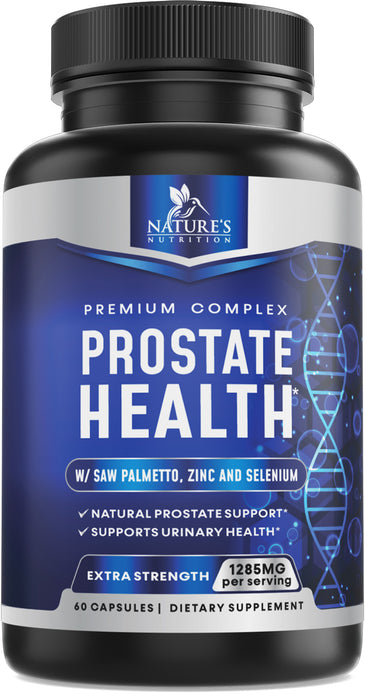 Prostate Support Supplement for Men's Health - Formula with Extra Strength Saw Palmetto, Beta Sitosterol, Lycopene - Supports Prostate & Urinary Health - Non-GMO, Gluten Free Supplement