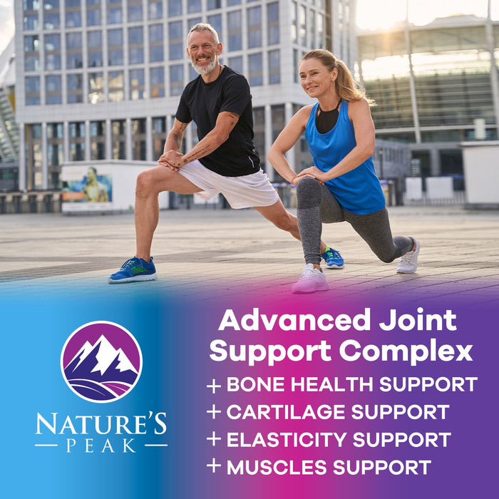 Glucosamine Chondroitin MSM Turmeric Boswellia - Triple Strength Joint Support Supplement - Support for Occasional Discomfort of Back, Knees, & Hands - Mobility Support for Women & Men - 60 Capsules