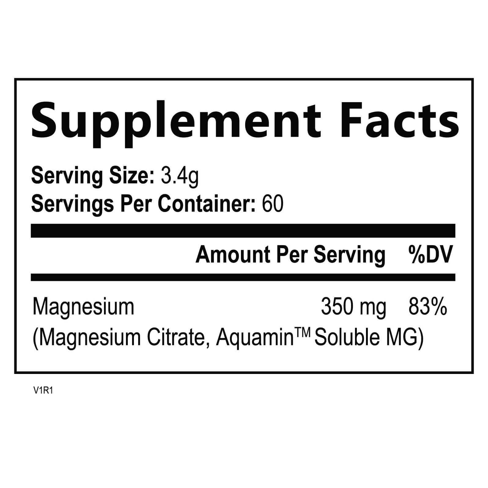 Magnesium Supplement Powder, 350mg Magnesium Citrate Drink Mix, 100 C — SilverOnyx LLC