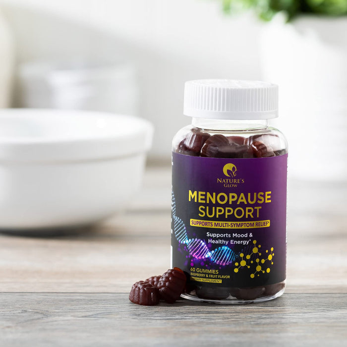 Menopause Support Supplement for Women - Multi Benefit Menopause Relief Vitamin Gummy for Hot Flashes, Nights Sweats & Energy, Nature's Hormone Support Supplements, Non-GMO & Gluten Free - 60 Gummies
