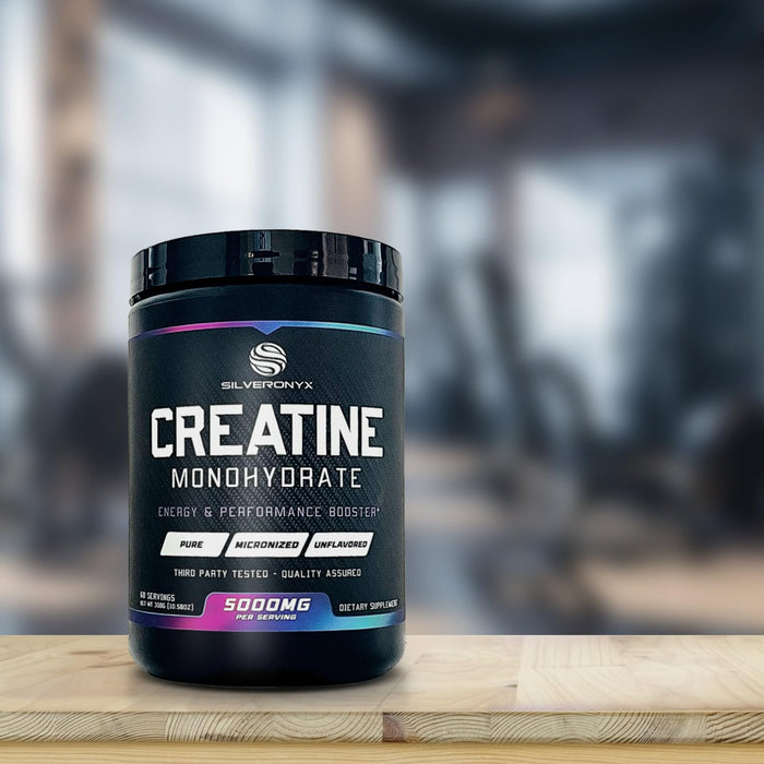 Micronized Creatine Monohydrate Powder - 100% Pure Unflavored Creatine Powder 5000mg Per Serv (5g) Supports Muscle Building & Cellular Energy - Amino Acid Supplement - Keto Friendly - 60 Servings