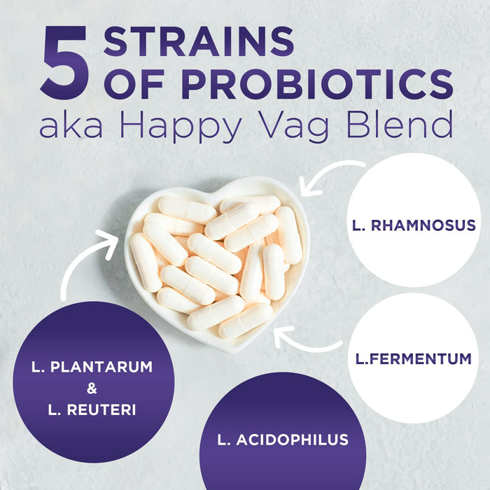 Probiotics for Women 4-in-1, 50 Billion CFU + Prebiotics, Vaginal Women's Probiotic for Digestive, pH, Urinary & Immune Health Support, No Gluten, Shelf Stable Probiotic Supplement