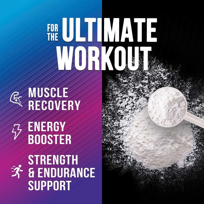 Micronized Creatine Monohydrate Powder - 100% Pure Unflavored Creatine Powder 5000mg Per Serv (5g) Supports Muscle Building & Cellular Energy - Amino Acid Supplement - Keto Friendly - 60 Servings